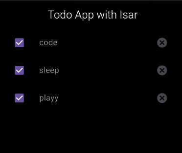 Task Management App with ISAR DB
